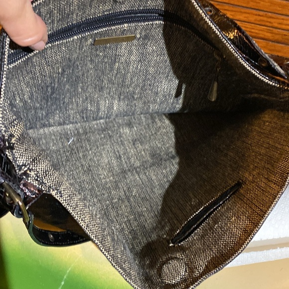 Plinio Visona purse black patent leather. - Picture 5 of 12